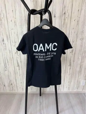 OAMC 블랙 티셔츠 2018