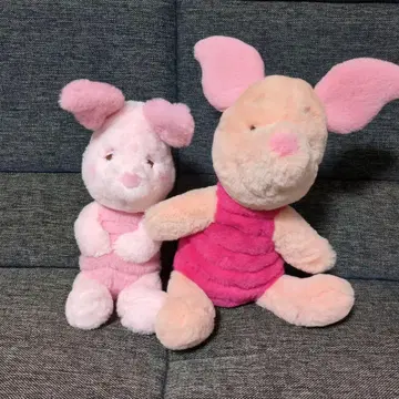 새상품급 피글렛 봉제 인형 플러피 플래시