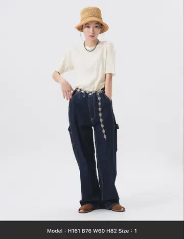 빔즈 보이 12온스 데님 페인터 팬츠 사이즈 1