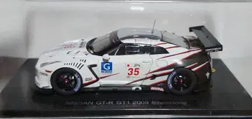에브로 1/43 GT-R GT1 2009 실버스톤 #35
