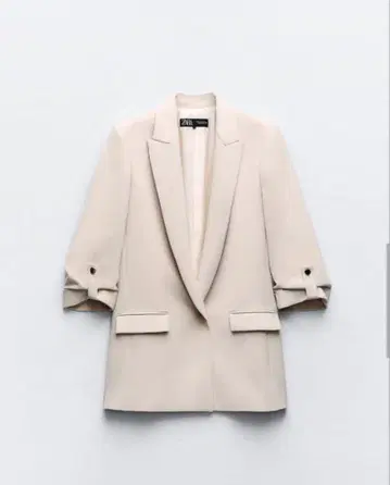 자라 롤업 슬리브 블레이저
