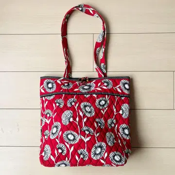 컨디션 최상 베라 브래드 리 Deco Daisy 퀼트 토트백 숄더백