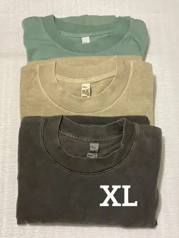 로스앤젤레스 어패럴 6.5oz 피그먼트 다이 크루넥 티셔츠 XL