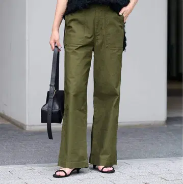 JOURNAL STANDARD relume 와이드 베이커 팬츠 카키