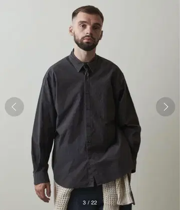 Steven Alan REVERSE SEAM SHIRT LOOSE/셔츠