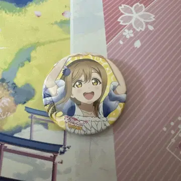 Aqours 쿠니키다 하나마루 캔뱃지 도리콘