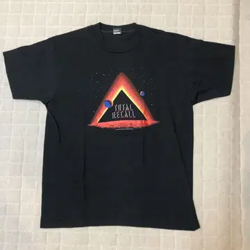 90s 토탈 리콜 빈티지 티셔츠 블랙 XL 영화 무비