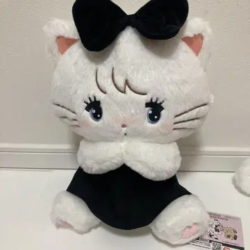 mikko BLACK RIBBON BIG 봉제 인형 무스