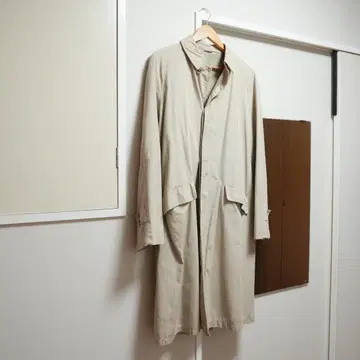 구제 의류 베이지 스텐카라 코트