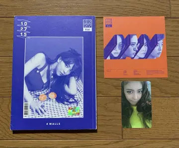 f(x) 에프엑스 4 Walls CD 앨범 루나 트레이딩 카드