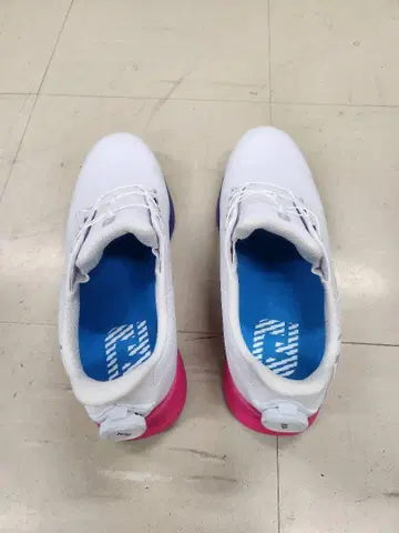 FJ 골프화 화이트/핑크/블루