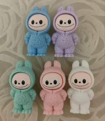 LABUBU 라부부 피규어 5종 수정 성