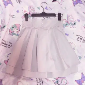 evelyn 더블 플레어 스커트 핑크