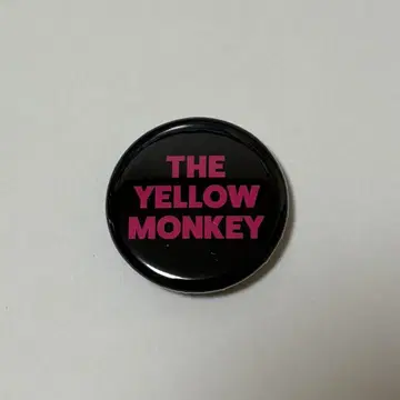 THE YELLOW MONKEY의 캔뱃지 (핑크 로고)