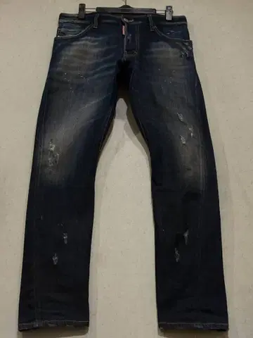 디스퀘어드 S71LB0206 데미지 가공 스트레치 데님 팬츠