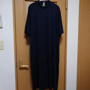코튼 천축 롱 원피스