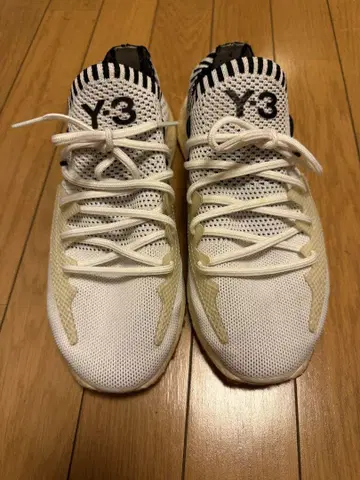 Y-3 메쉬 스니커즈 화이트/베이지