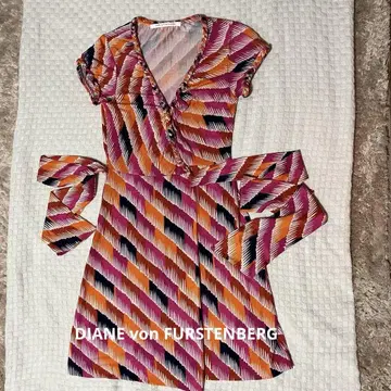 DIANE von FURSTENBERG 랩 원피스 SILK size0