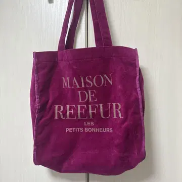 MAISON DE REEFUR 메종 드 플뢰르 벨로아 토트백