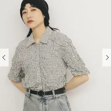 와셔 체크 셔츠
