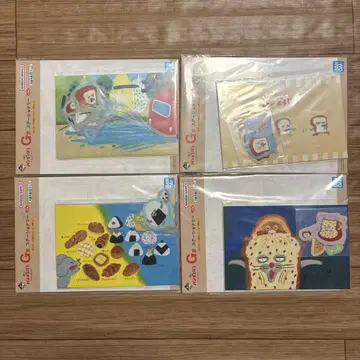 빵 도둑 제일복권 G상 문구류 엽서 스티커 4종