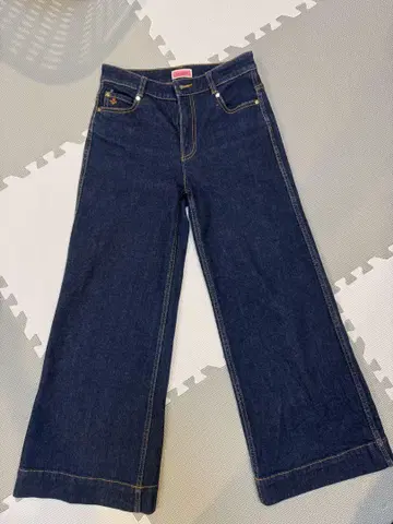 kate spade 다크 블루 와이드 레그 데님