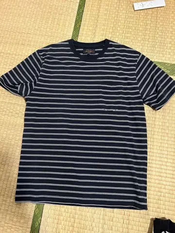 BEAMS+ 빔즈 플러스 반팔 티셔츠 멀티 보더 보더 XL
