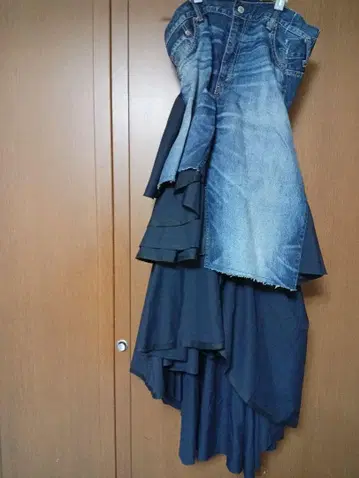 junya 재구성 리바이스 스커트