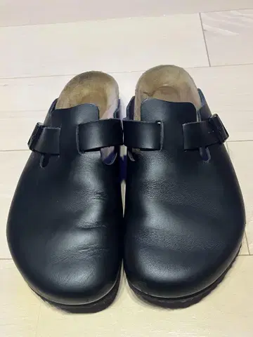 BIRKENSTOCK 버켄스탁 가죽 보스턴 블랙 43