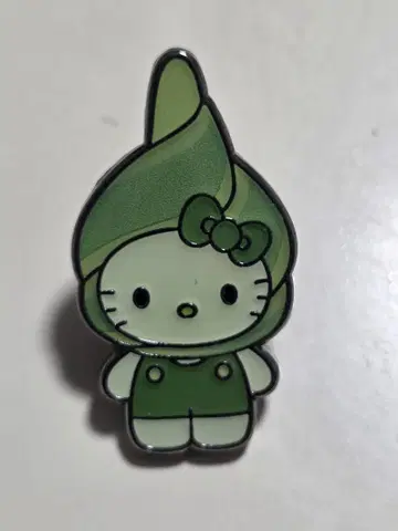 헬로키티 조류 핀 배지 [헬리코이데스] Algae x 헬로키티