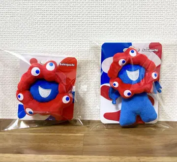 마쿠마쿠 봉제 인형 배지 2개 세트 EXPO 2025 오사카 만국 박람회