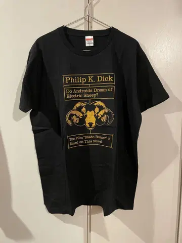 Philip K. Dick 티셔츠 XL 사이즈 블랙 미사용 새상품