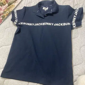 BUNNY JACK 네이비 피케 셔츠 M 사이즈