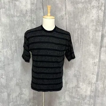 Authentic 보더 포켓 부착 심플 티셔츠 캐주얼