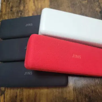 JINS 안경 케이스 3색 세트 5개 세트