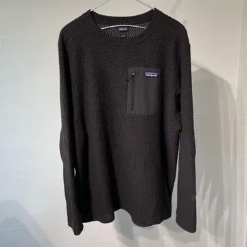 레어 파타고니아 R1 에어 크루 L 24년 모델 BLK 블랙 BLACK