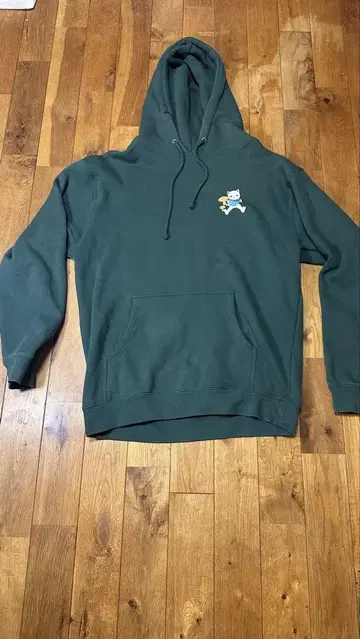RIPNDIP 다크 그린 후드티 M