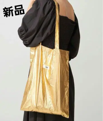 새상품 Uhr/우아 Spick&Span 별주 MetallicToteBag