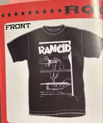 신상품! ROCK DEPT 락 데포 RANCID 빈티지 티셔츠 데드스탁