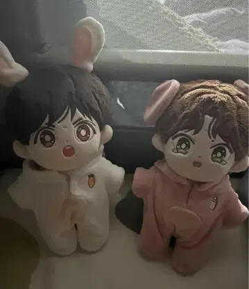 왕이보 샤오쟈오 봉제 인형 의류 3종