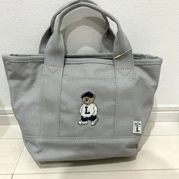 미사용 새상품 로고스 데이즈 곰 캔버스 백