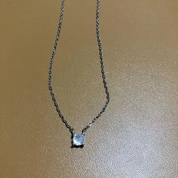 실버 다이아몬드 스타일 목걸이