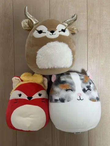 토이저러스 사슴 여우 고양이 스퀴시 마로 쫄깃쫄깃 봉제 인형