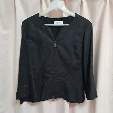 SCAPA 노카라 블랙 자켓 린넨 소재 클리닝 완료