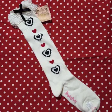 Angelic Pretty 하트 레이스 하이삭스