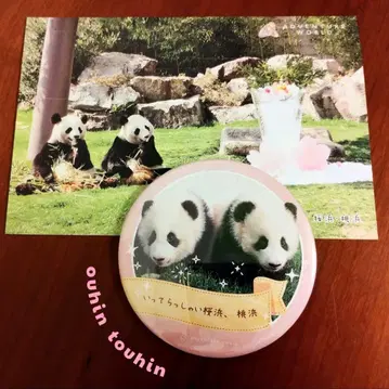 사쿠라하마 & 모모하마 배지 엽서 어드벤처 월드