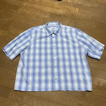 칼빈 클라인 섀도우 셔츠 블루 2XL