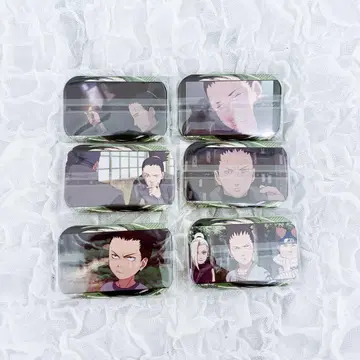 NARUTO 나루토 사슴말 스퀘어 배지 컬렉션 캔뱃지 2024