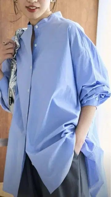 빅 실루엣 브로드 볼륨 셔츠