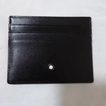 Montblanc 블랙 가죽 패스 케이스